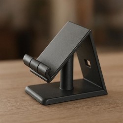 Support de Téléphone avec Passage pour Câble – Plastique