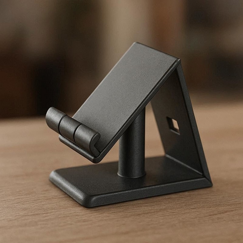 Support de Téléphone avec Passage pour Câble – Plastique