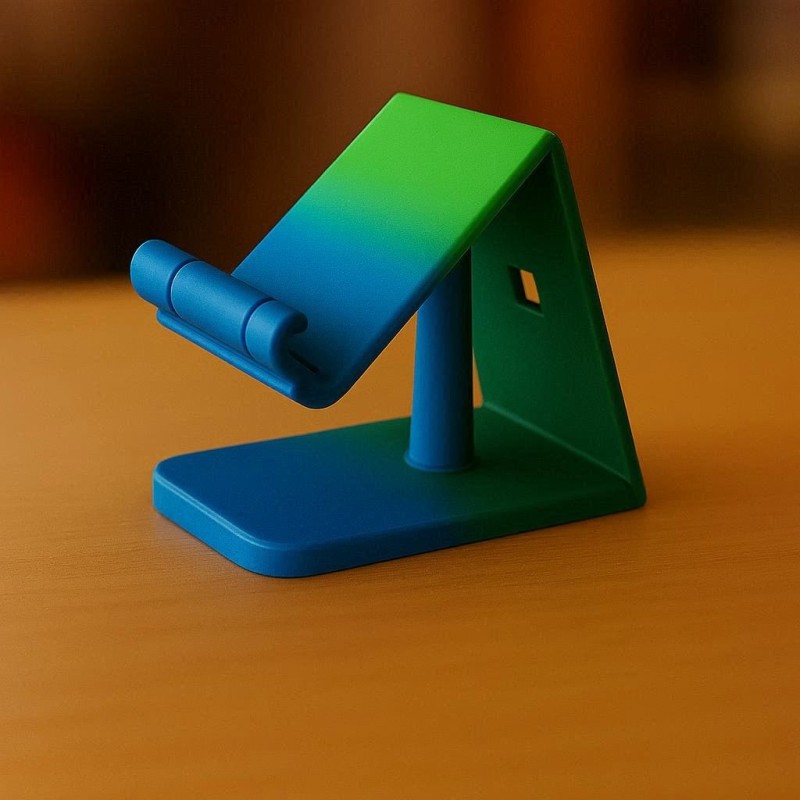 Support de Téléphone avec Passage pour Câble – Plastique